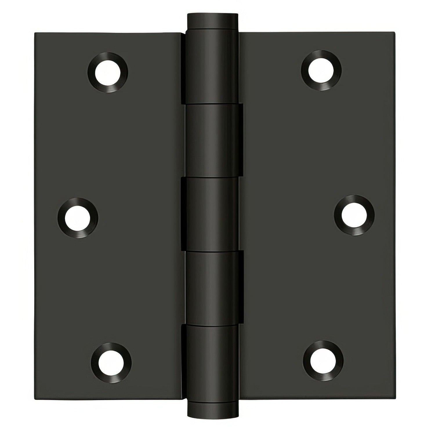 Deltana DSB35R 3-1/2" x 3-1/2" 1/4" Radius Corner Door Hinge