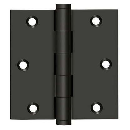 Deltana DSB35R 3-1/2" x 3-1/2" 1/4" Radius Corner Door Hinge