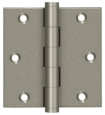 Deltana DSB3510 3-1/2" x 3-1/2" Square Corner Door Hinge