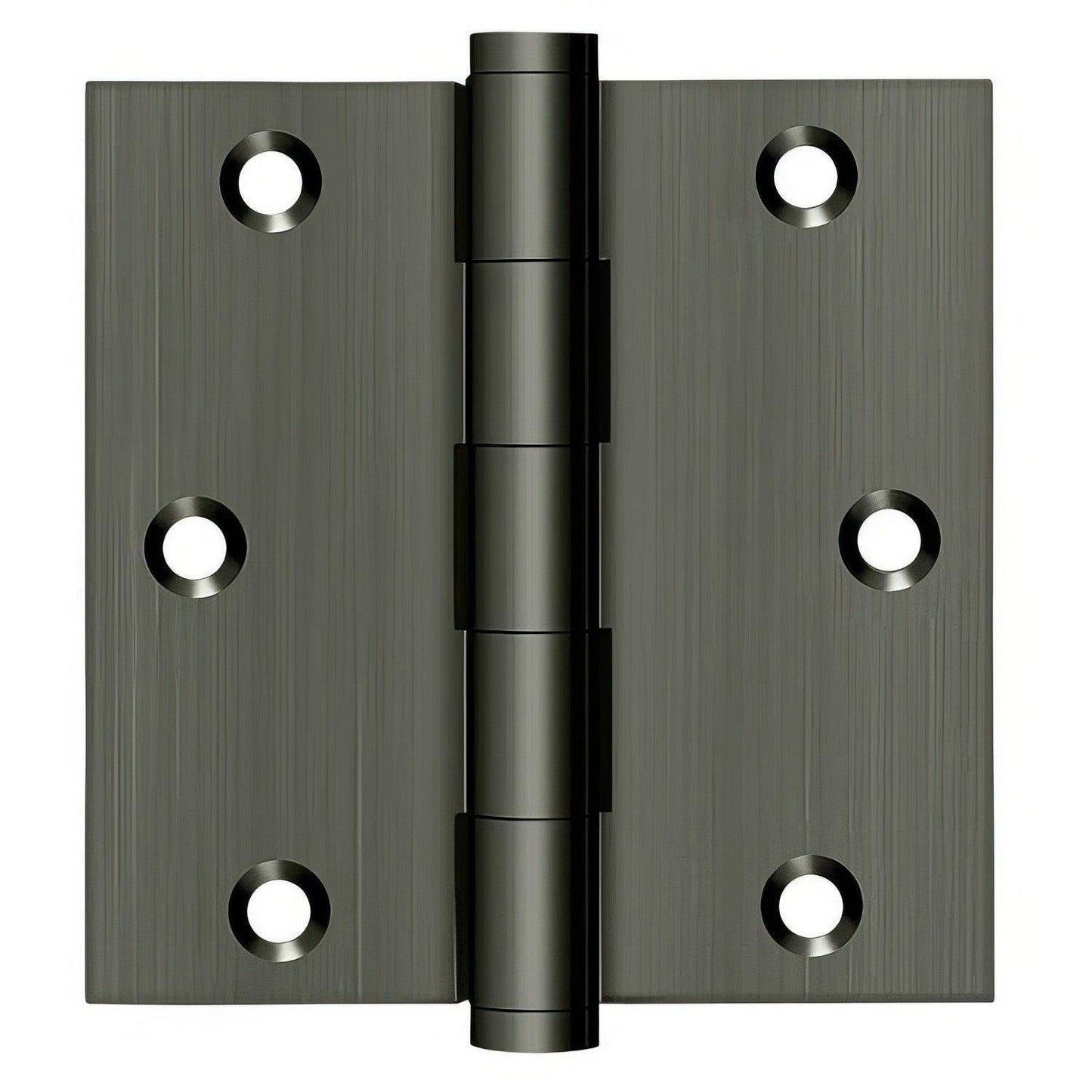Deltana DSB35R 3-1/2" x 3-1/2" 1/4" Radius Corner Door Hinge