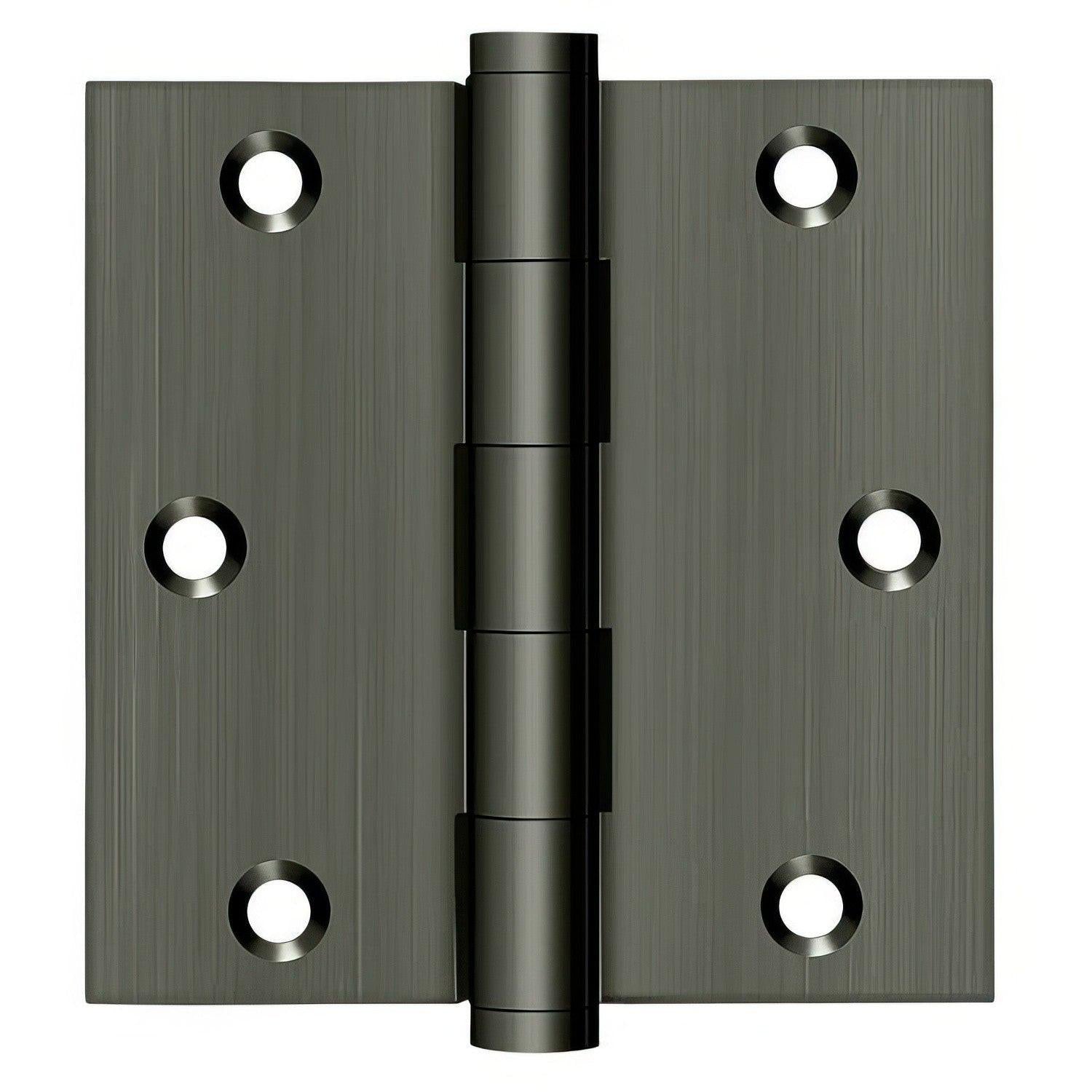 Deltana DSB35R 3-1/2" x 3-1/2" 1/4" Radius Corner Door Hinge