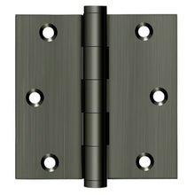 Deltana DSB355 3-1/2" x 3-1/2" Square Corner Door Hinge.