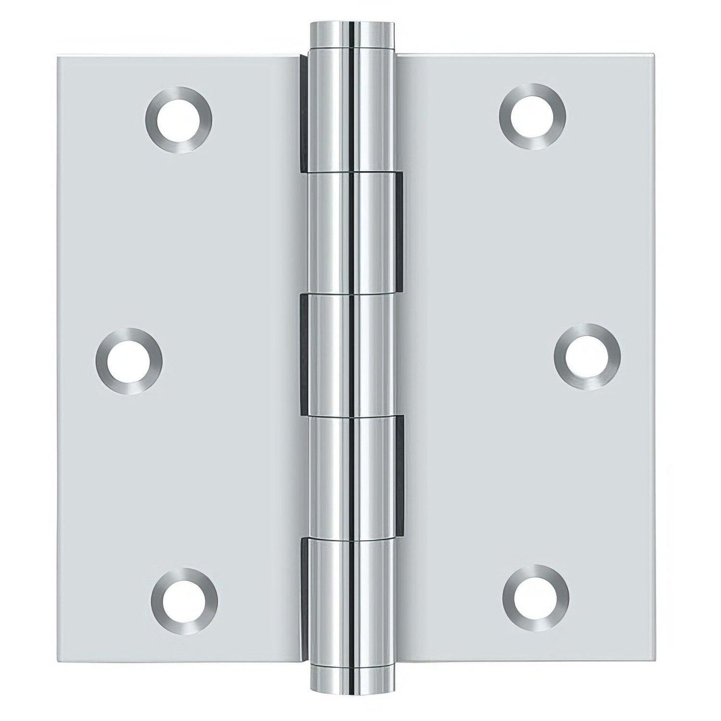 Deltana DSB35R 3-1/2" x 3-1/2" 1/4" Radius Corner Door Hinge