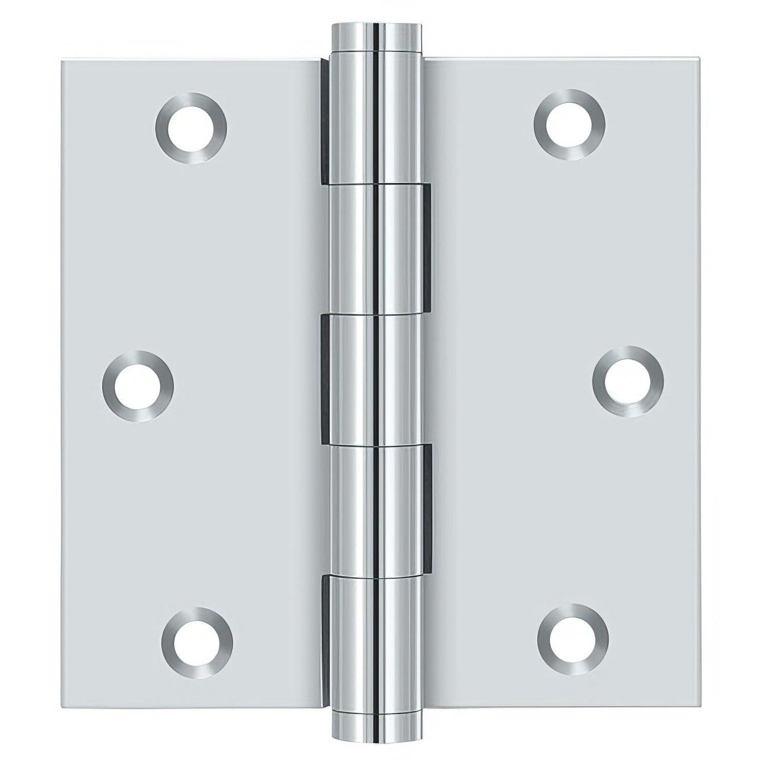 Deltana DSB35R 3-1/2" x 3-1/2" 1/4" Radius Corner Door Hinge