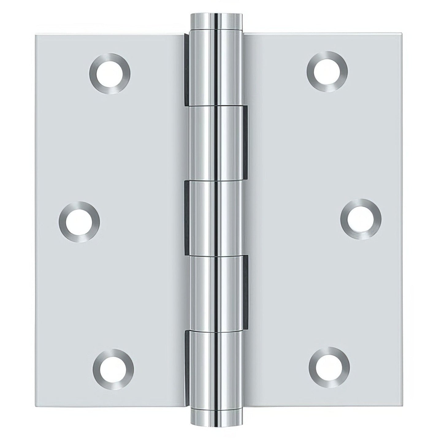 Deltana DSB35R 3-1/2" x 3-1/2" 1/4" Radius Corner Door Hinge.