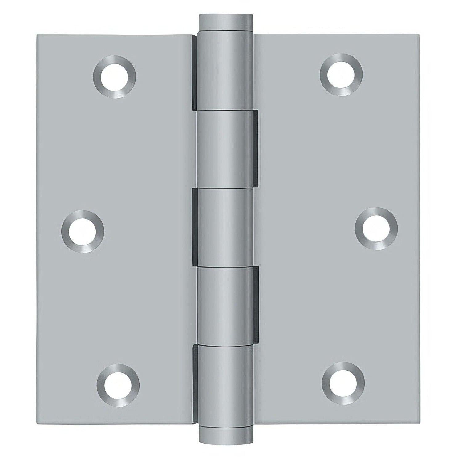Deltana DSB35R 3-1/2" x 3-1/2" 1/4" Radius Corner Door Hinge