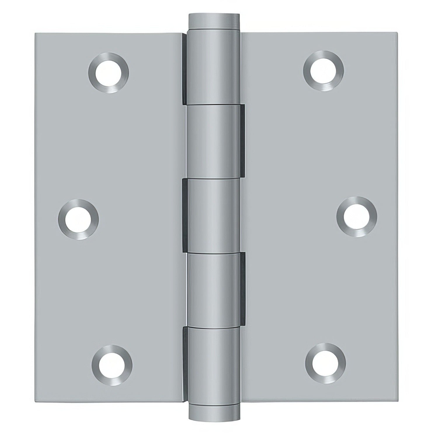Deltana DSB35R 3-1/2" x 3-1/2" 1/4" Radius Corner Door Hinge.