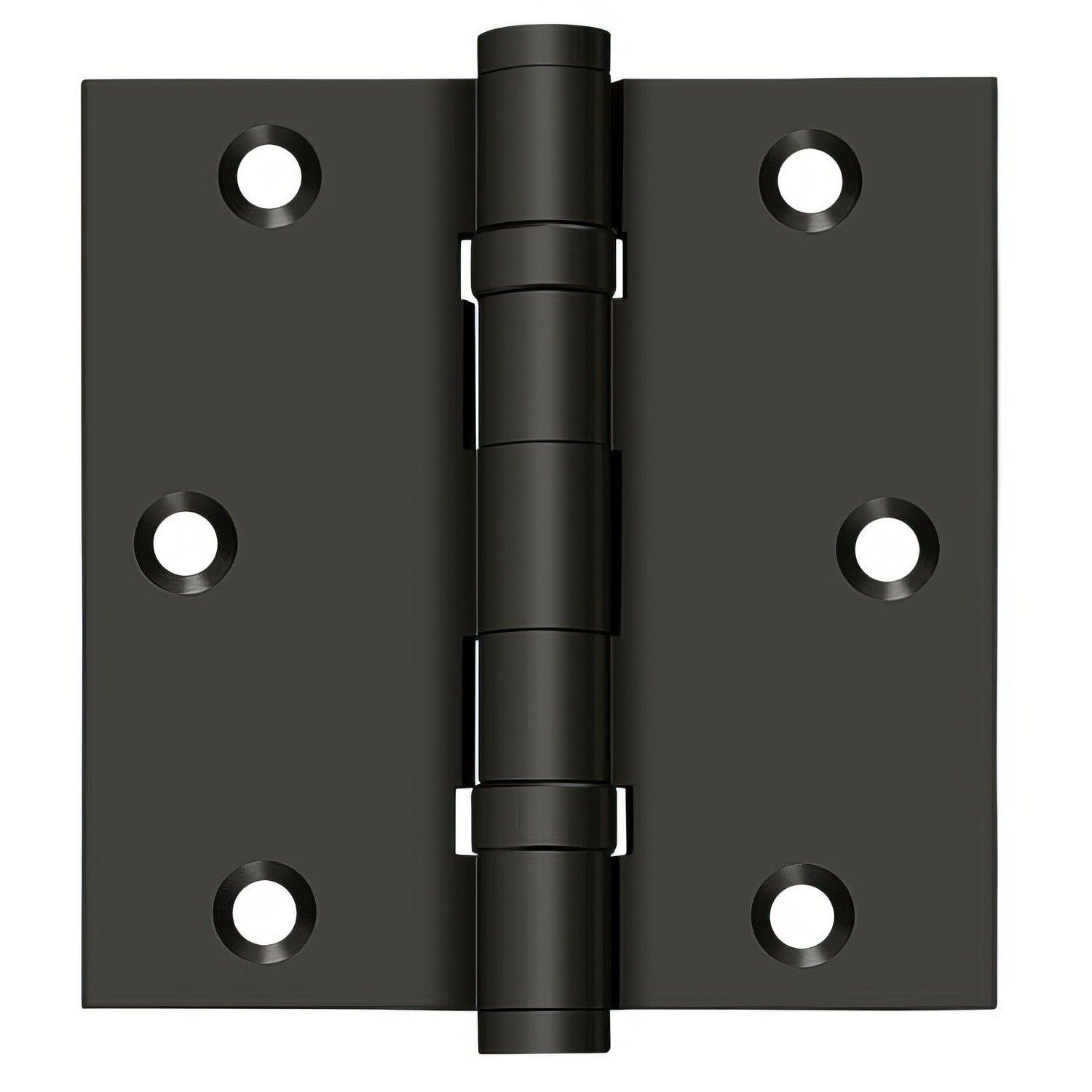 Deltana DSB35B 3-1/2" x 3-1/2" Square Corner Ball Bearing Door Hinge.