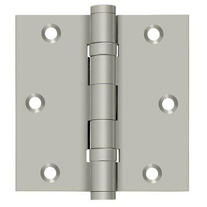 Deltana DSB35B 3-1/2" x 3-1/2" Square Corner Ball Bearing Door Hinge.