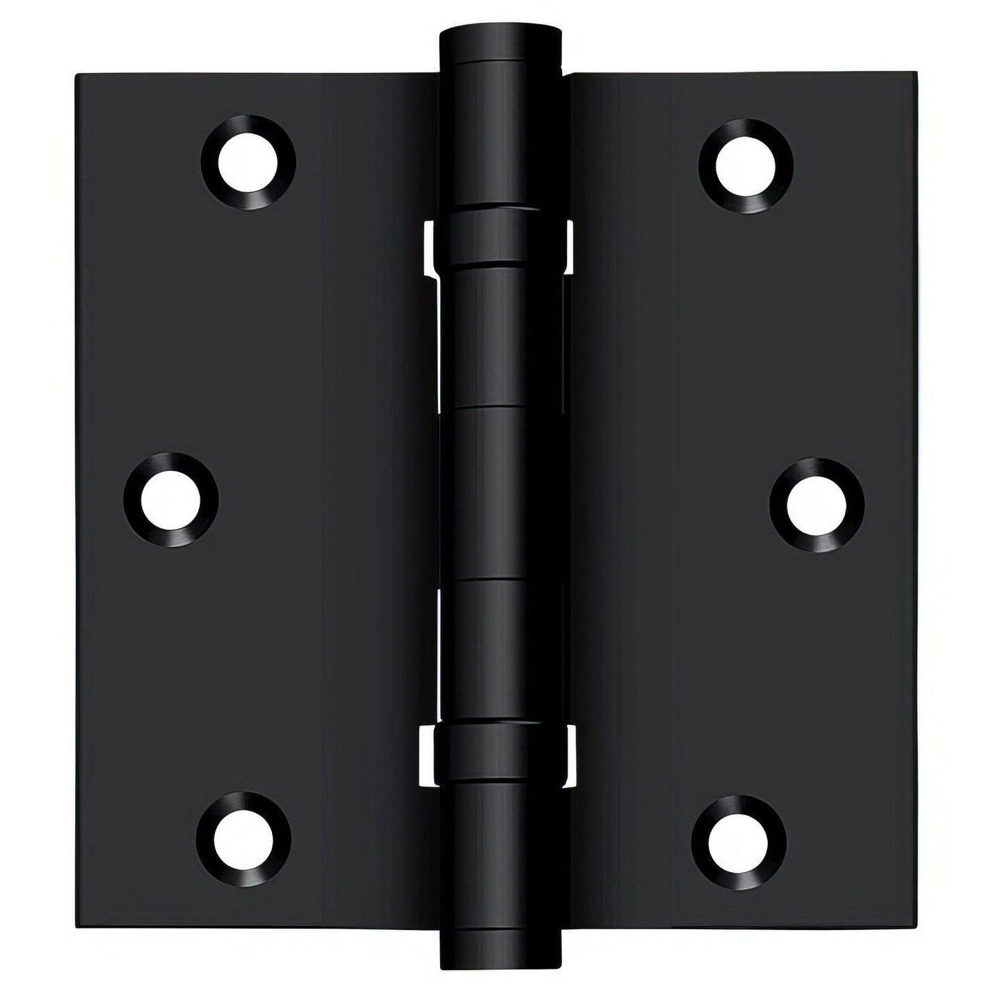 Deltana DSB35B 3-1/2" x 3-1/2" Square Corner Ball Bearing Door Hinge.