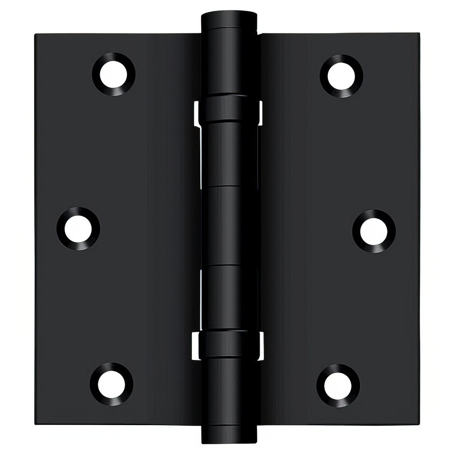 Deltana DSB35B 3-1/2" x 3-1/2" Square Corner Ball Bearing Door Hinge.