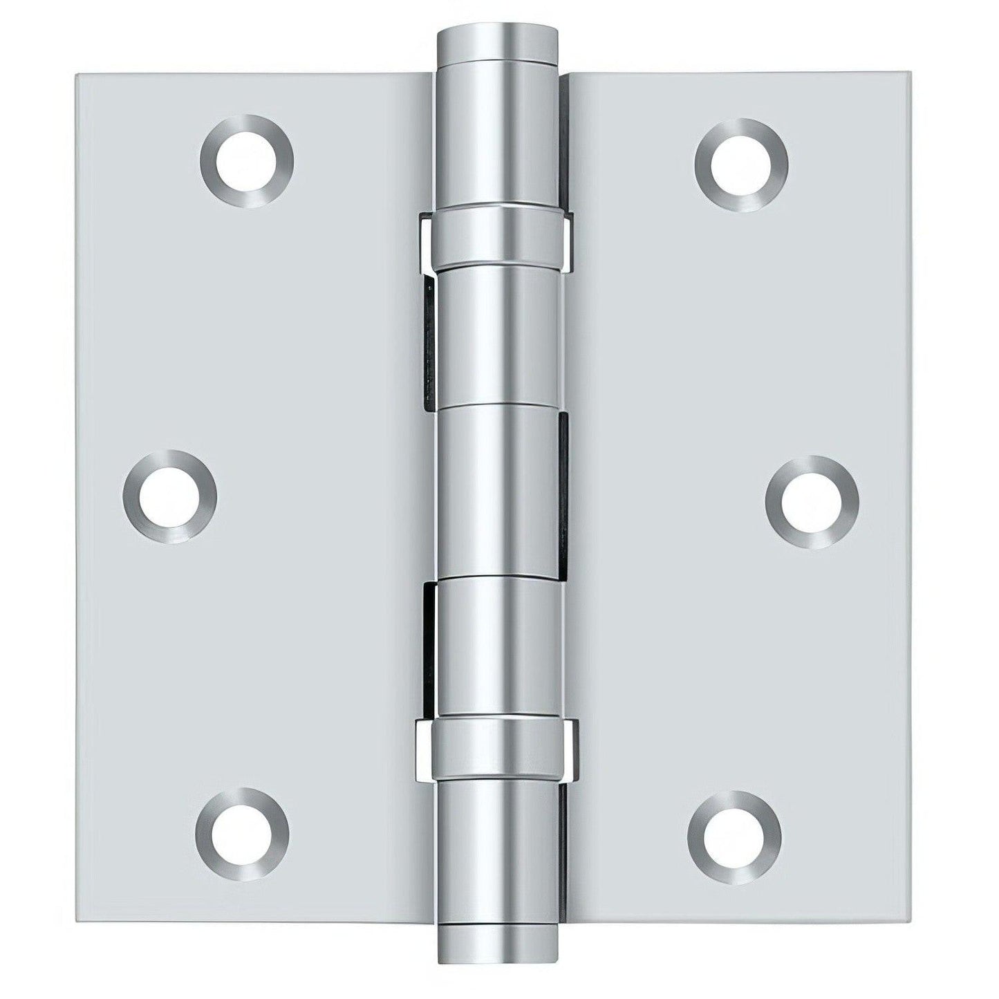 Deltana DSB35B 3-1/2" x 3-1/2" Square Corner Ball Bearing Door Hinge