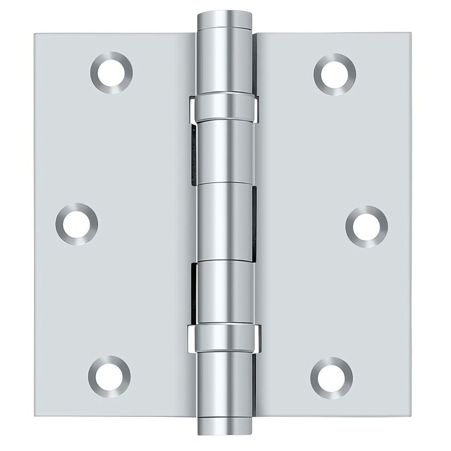 Deltana DSB35B 3-1/2" x 3-1/2" Square Corner Ball Bearing Door Hinge.