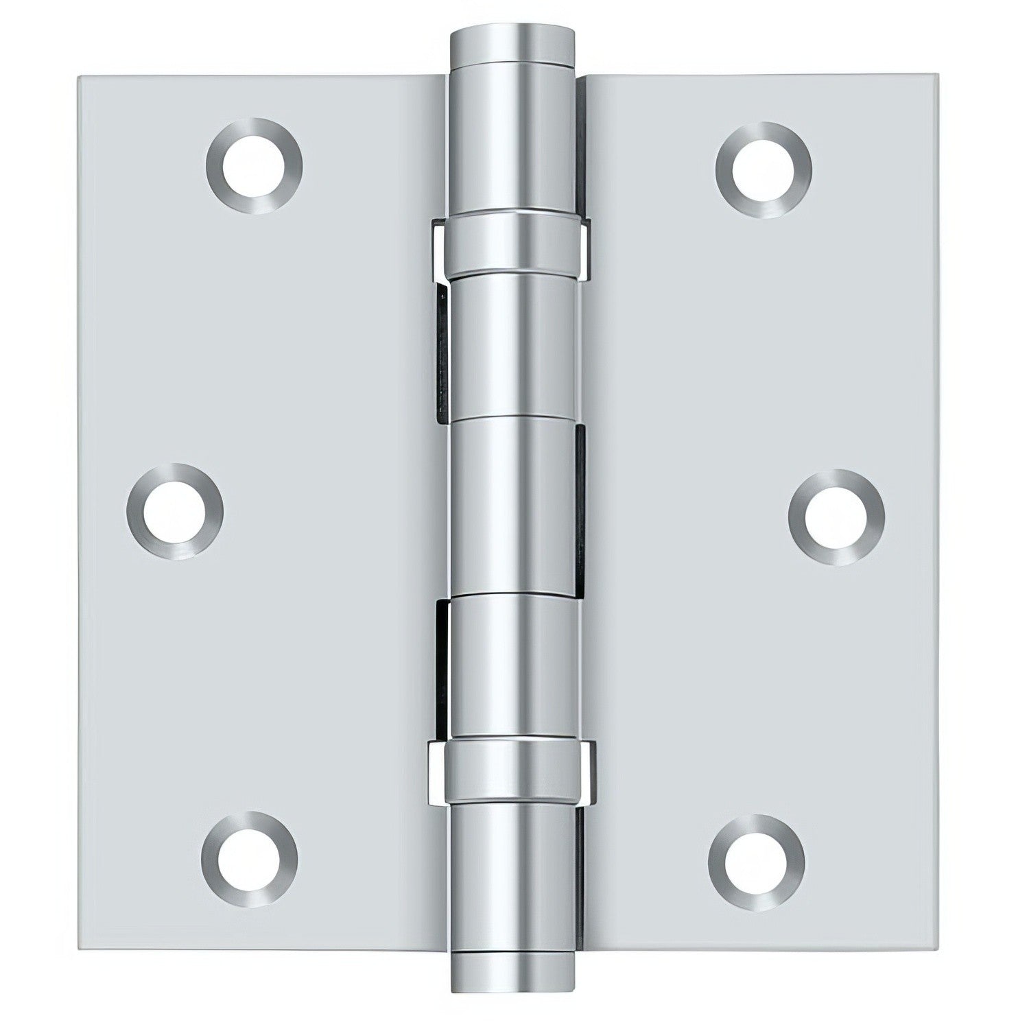 Deltana DSB35B 3-1/2" x 3-1/2" Square Corner Ball Bearing Door Hinge.