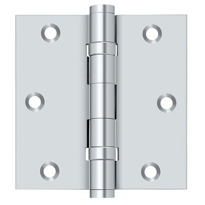 Deltana DSB35B 3-1/2" x 3-1/2" Square Corner Ball Bearing Door Hinge.