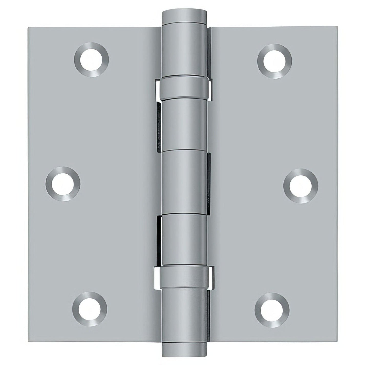 Deltana DSB35B 3-1/2" x 3-1/2" Square Corner Ball Bearing Door Hinge.