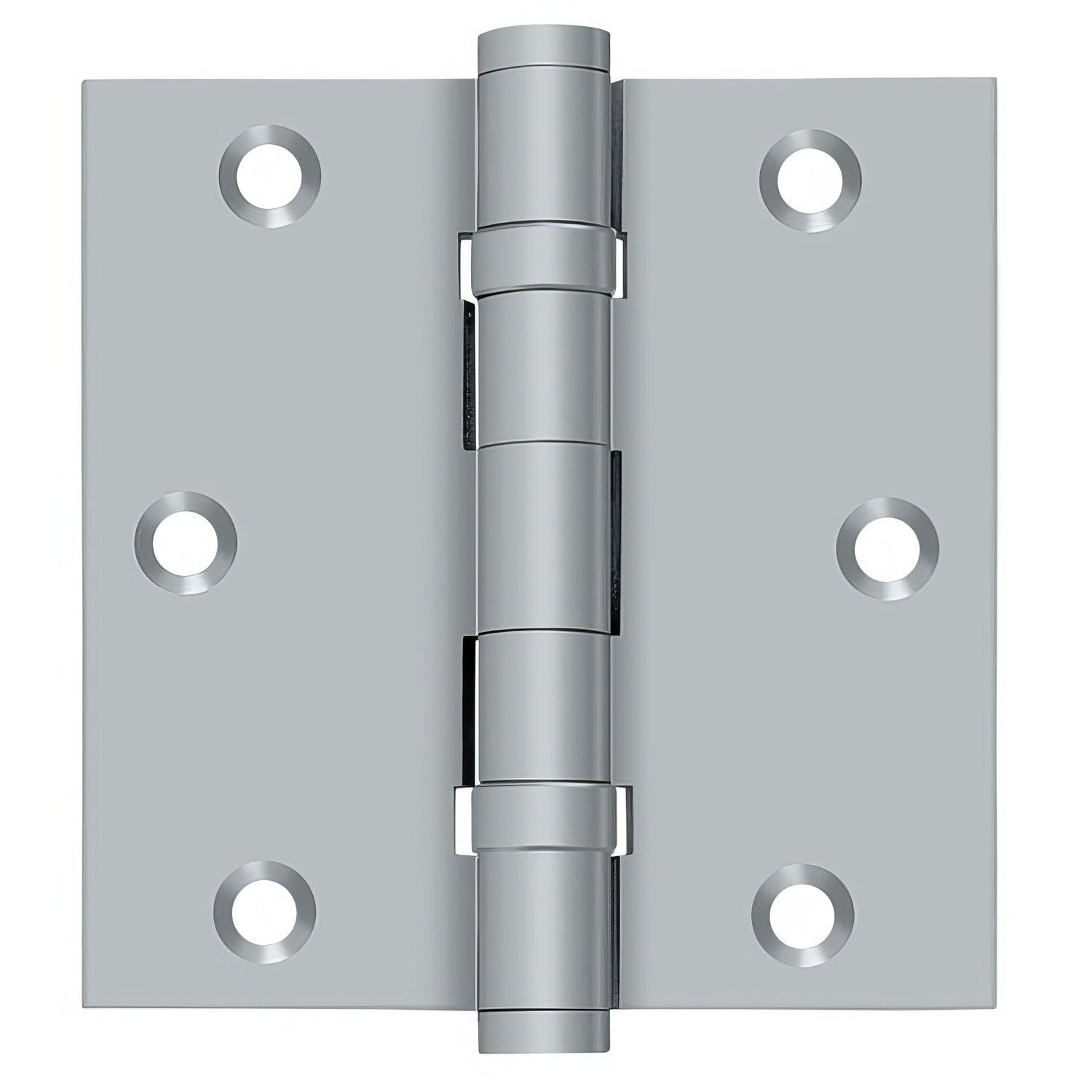 Deltana DSB35B 3-1/2" x 3-1/2" Square Corner Ball Bearing Door Hinge.