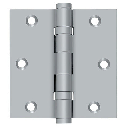 Deltana DSB35B 3-1/2" x 3-1/2" Square Corner Ball Bearing Door Hinge