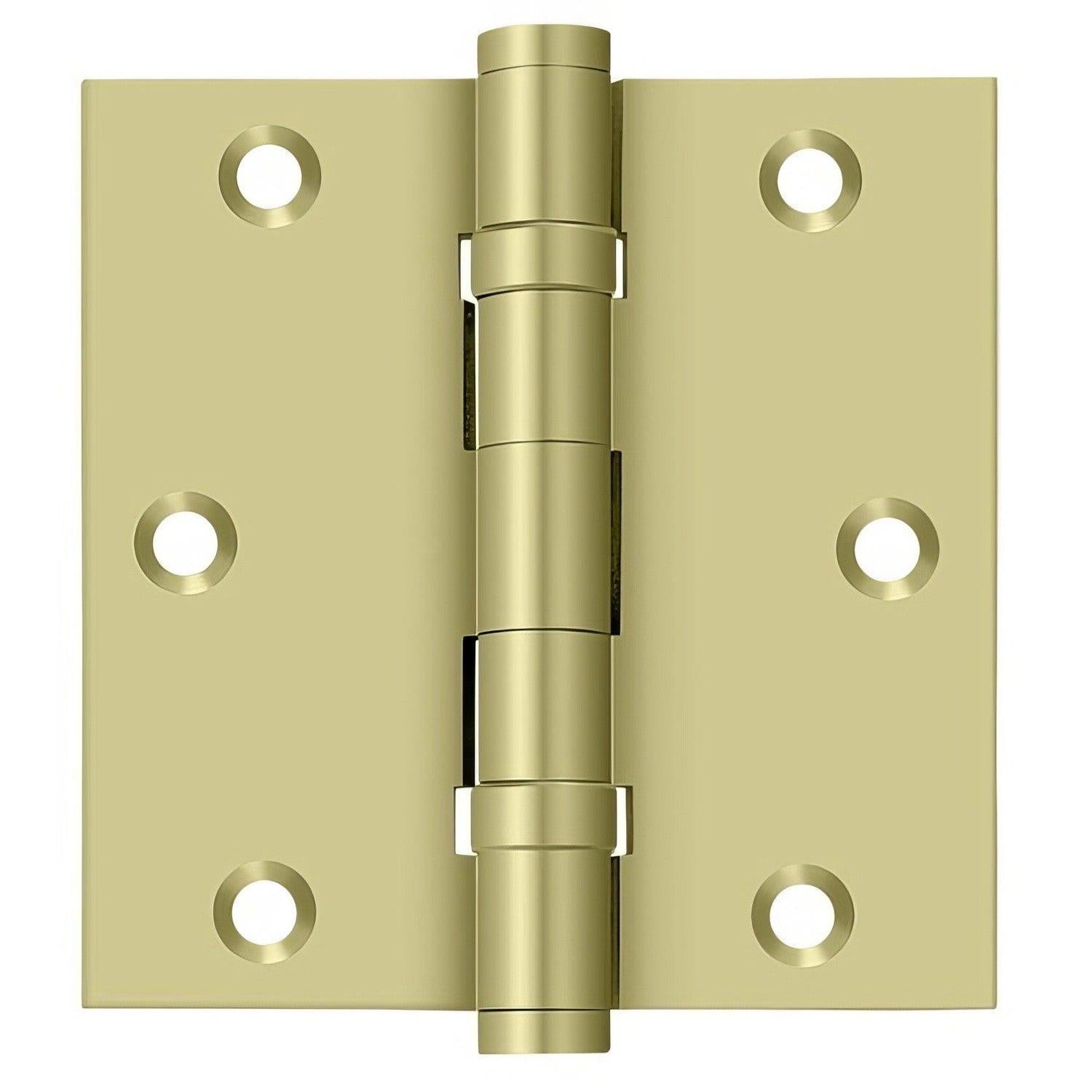Deltana DSB35B 3-1/2" x 3-1/2" Square Corner Ball Bearing Door Hinge