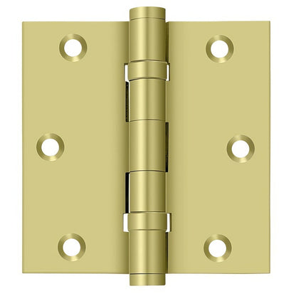 Deltana DSB35B 3-1/2" x 3-1/2" Square Corner Ball Bearing Door Hinge.