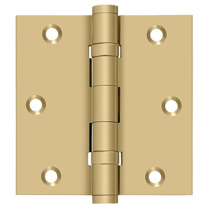 Deltana DSB35B 3-1/2" x 3-1/2" Square Corner Ball Bearing Door Hinge.