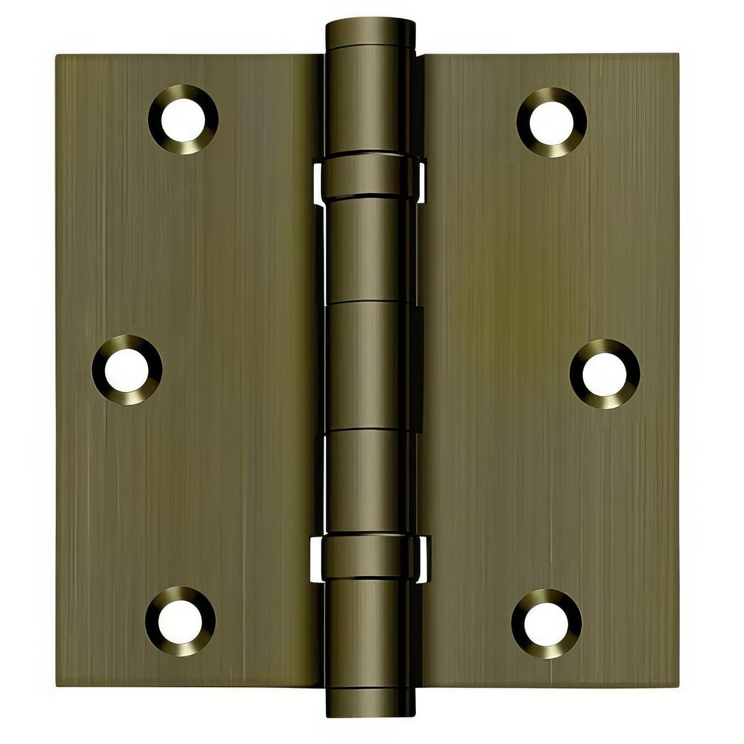 Deltana DSB35B 3-1/2" x 3-1/2" Square Corner Ball Bearing Door Hinge.