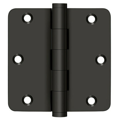 Deltana DSB35R4-R 3-1/2" x 3-1/2" 1/4" Radius Corner Door Hinge