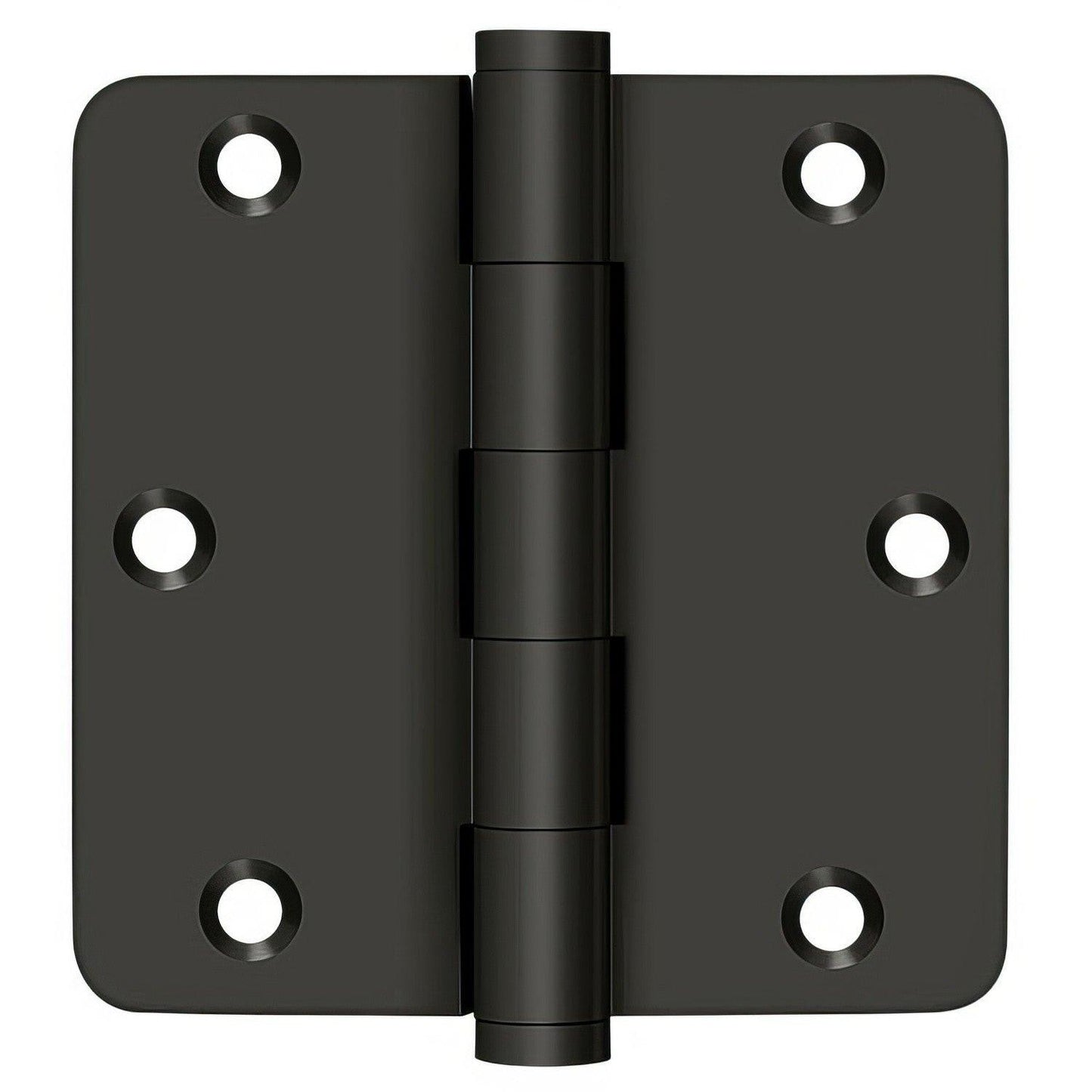 Deltana DSB35R4-R 3-1/2" x 3-1/2" 1/4" Radius Corner Door Hinge