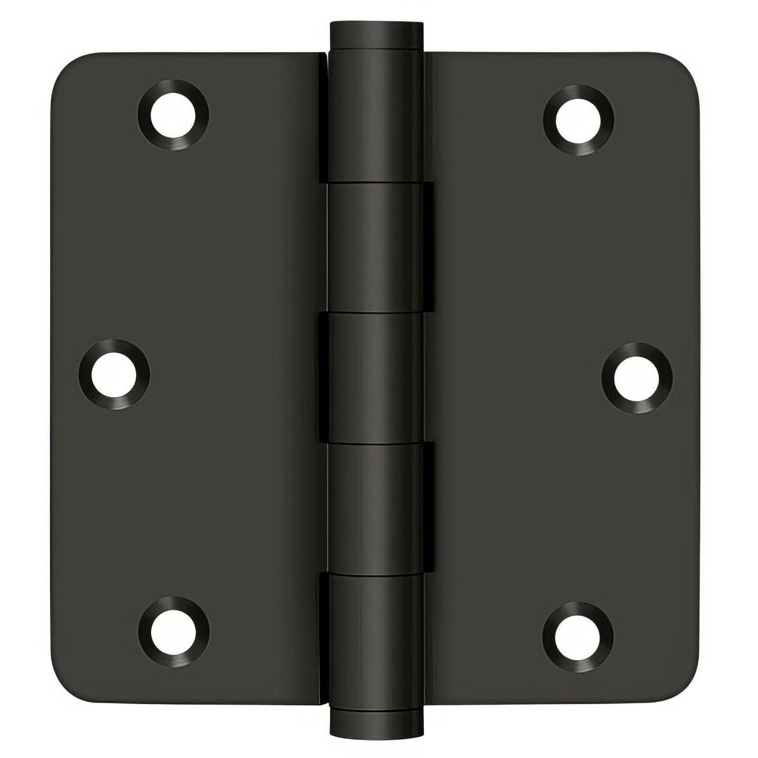 Deltana DSB35R4-R 3-1/2" x 3-1/2" 1/4" Radius Corner Door Hinge