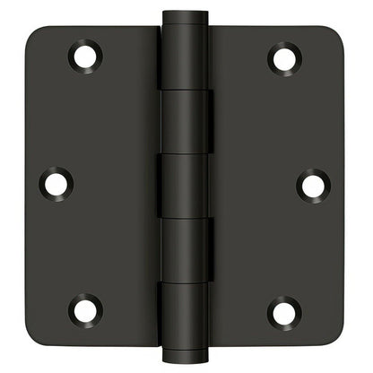 Deltana DSB35R4-R 3-1/2" x 3-1/2" 1/4" Radius Corner Door Hinge