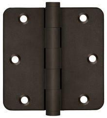 Deltana DSB35R410R 3-1/2" x 3-1/2" 1/4" Radius Corner Door Hinge