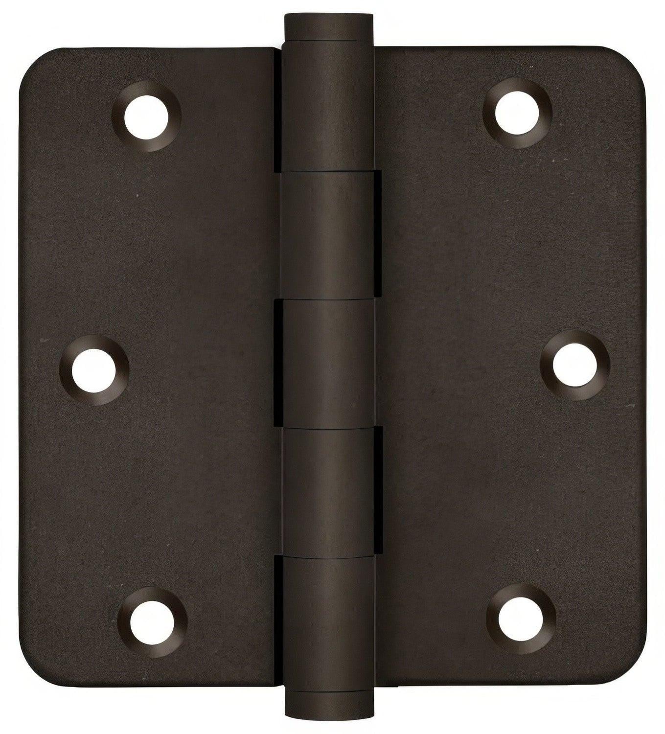Deltana DSB35R410R 3-1/2" x 3-1/2" 1/4" Radius Corner Door Hinge