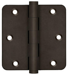 Deltana DSB35R410R 3-1/2" x 3-1/2" 1/4" Radius Corner Door Hinge