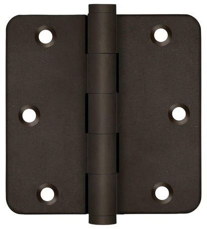 Deltana DSB35R410R 3-1/2" x 3-1/2" 1/4" Radius Corner Door Hinge