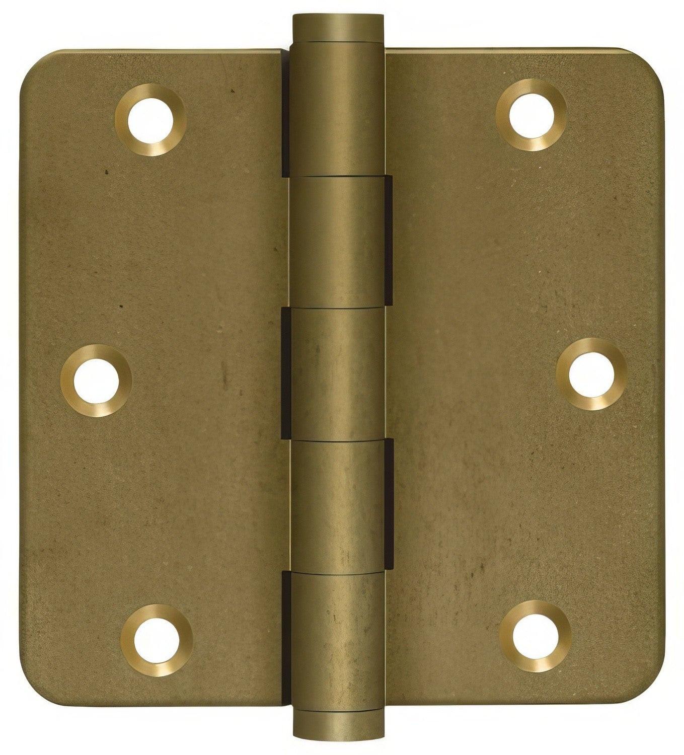 Deltana DSB35R410R 3-1/2" x 3-1/2" 1/4" Radius Corner Door Hinge