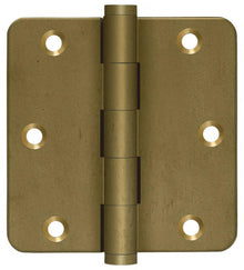 Deltana DSB35R410R 3-1/2" x 3-1/2" 1/4" Radius Corner Door Hinge