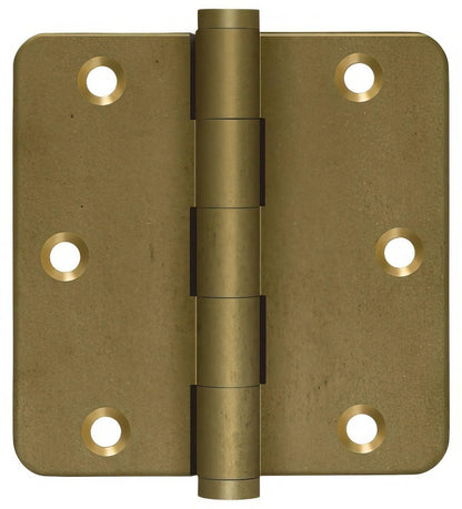 Deltana DSB35R410R 3-1/2" x 3-1/2" 1/4" Radius Corner Door Hinge