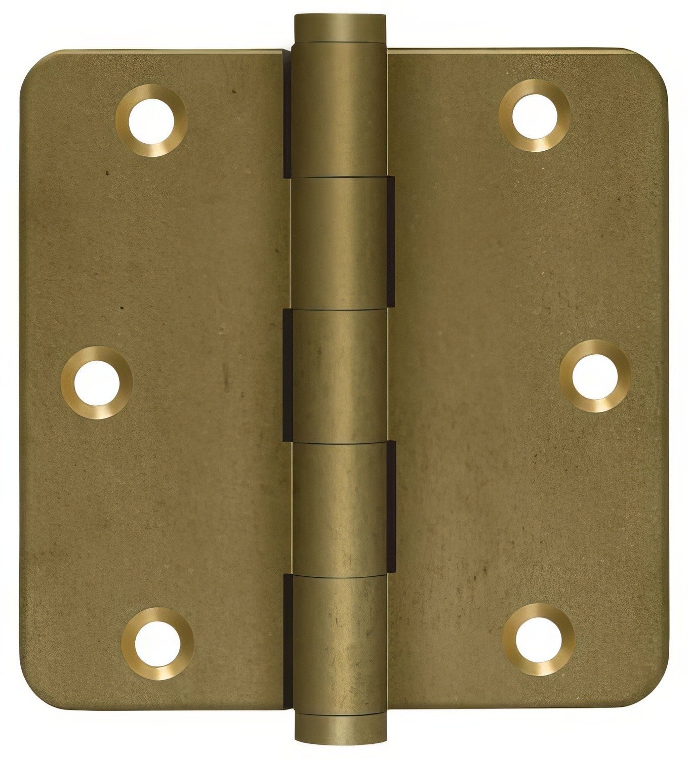 Deltana DSB35R410R 3-1/2" x 3-1/2" 1/4" Radius Corner Door Hinge