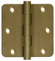 Deltana DSB35R410R 3-1/2" x 3-1/2" 1/4" Radius Corner Door Hinge