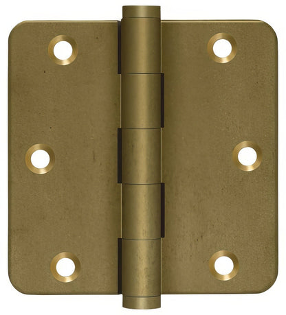 Deltana DSB35R410R 3-1/2" x 3-1/2" 1/4" Radius Corner Door Hinge
