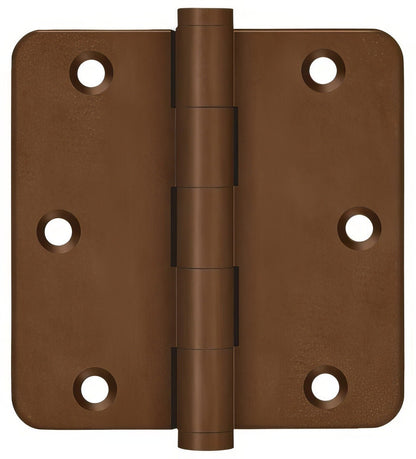 Deltana DSB35R410R 3-1/2" x 3-1/2" 1/4" Radius Corner Door Hinge