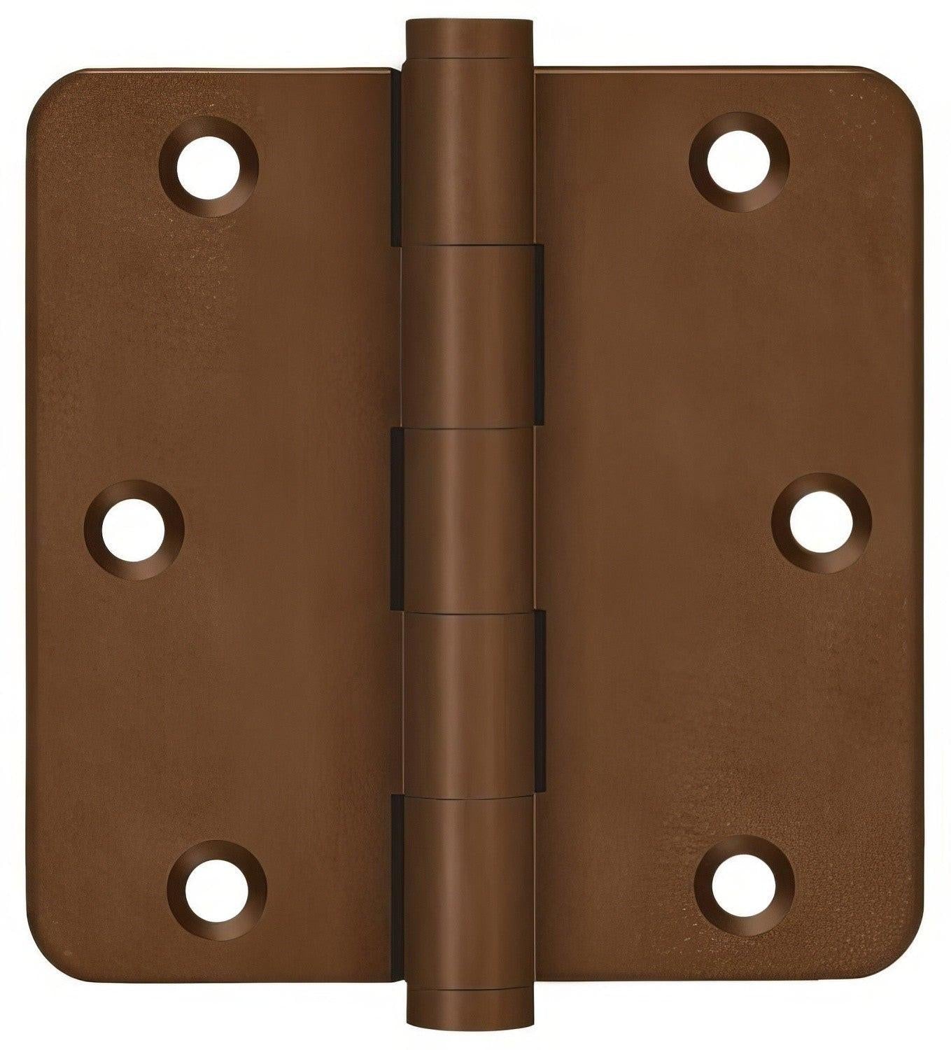 Deltana DSB35R410R 3-1/2" x 3-1/2" 1/4" Radius Corner Door Hinge