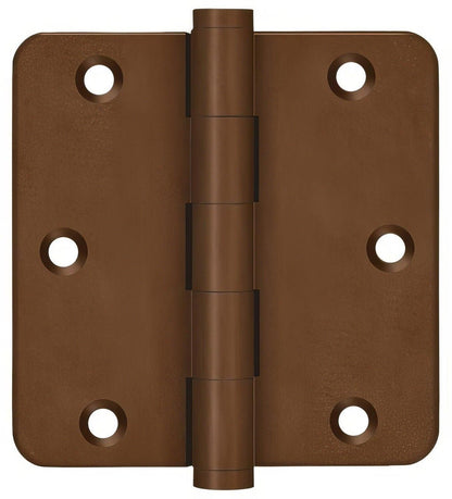 Deltana DSB35R410R 3-1/2" x 3-1/2" 1/4" Radius Corner Door Hinge