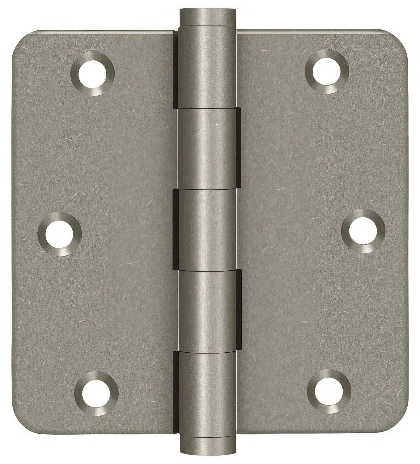 Deltana DSB35R410R 3-1/2" x 3-1/2" 1/4" Radius Corner Door Hinge