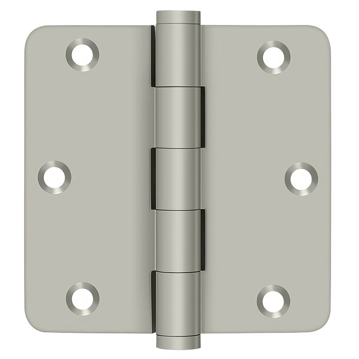 Deltana DSB35R4 3-1/2" x 3-1/2" 1/4" Radius Corner Door Hinge