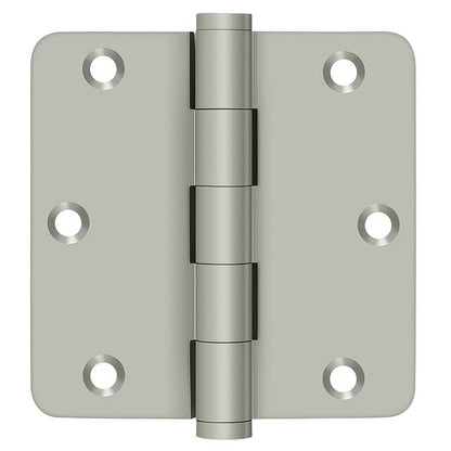 Deltana DSB35R4 3-1/2" x 3-1/2" 1/4" Radius Corner Door Hinge