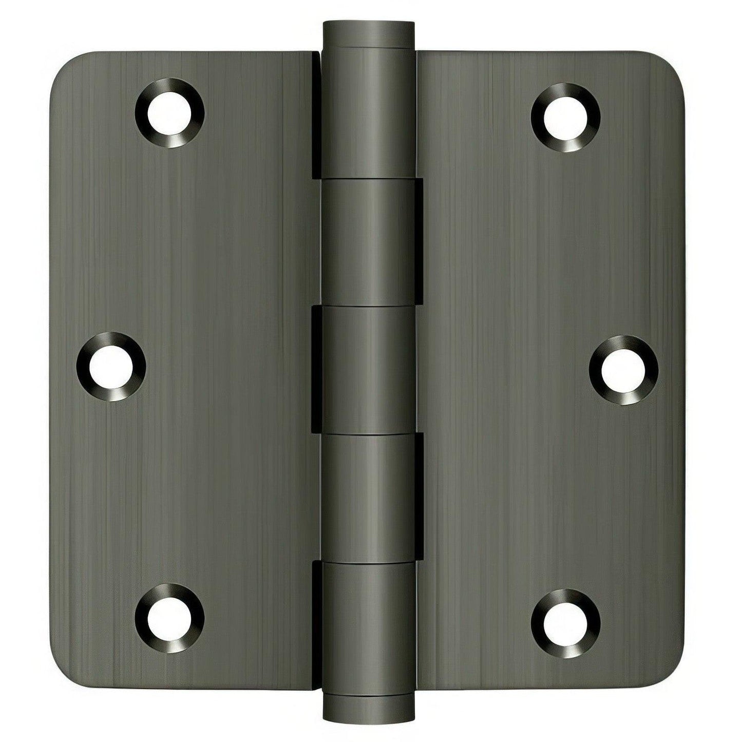 Deltana DSB35R4-R 3-1/2" x 3-1/2" 1/4" Radius Corner Door Hinge
