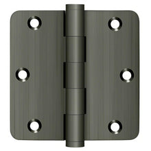Deltana DSB35R4-R 3-1/2" x 3-1/2" 1/4" Radius Corner Door Hinge
