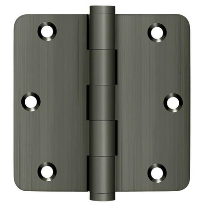 Deltana DSB35R4-R 3-1/2" x 3-1/2" 1/4" Radius Corner Door Hinge