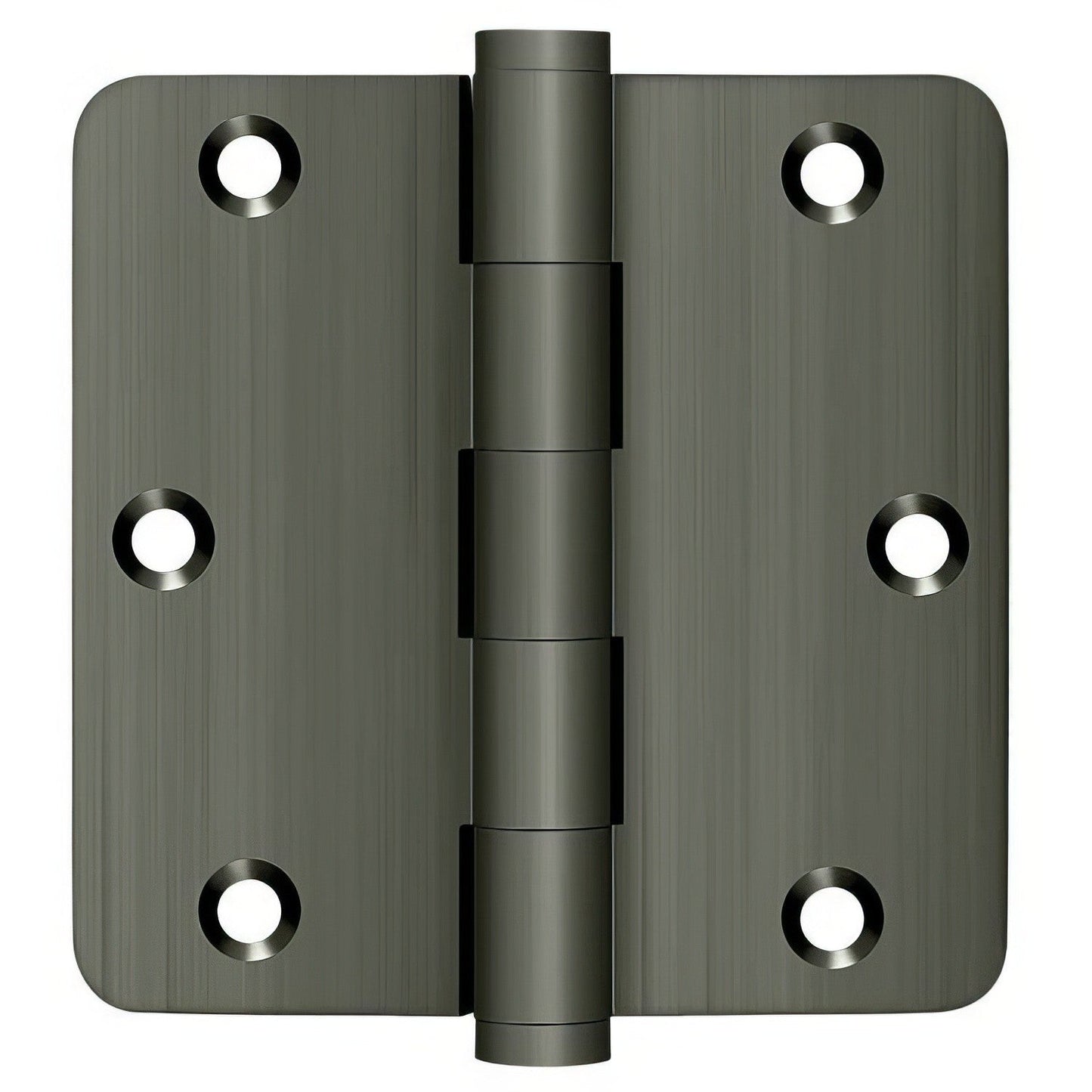 Deltana DSB35R4-R 3-1/2" x 3-1/2" 1/4" Radius Corner Door Hinge